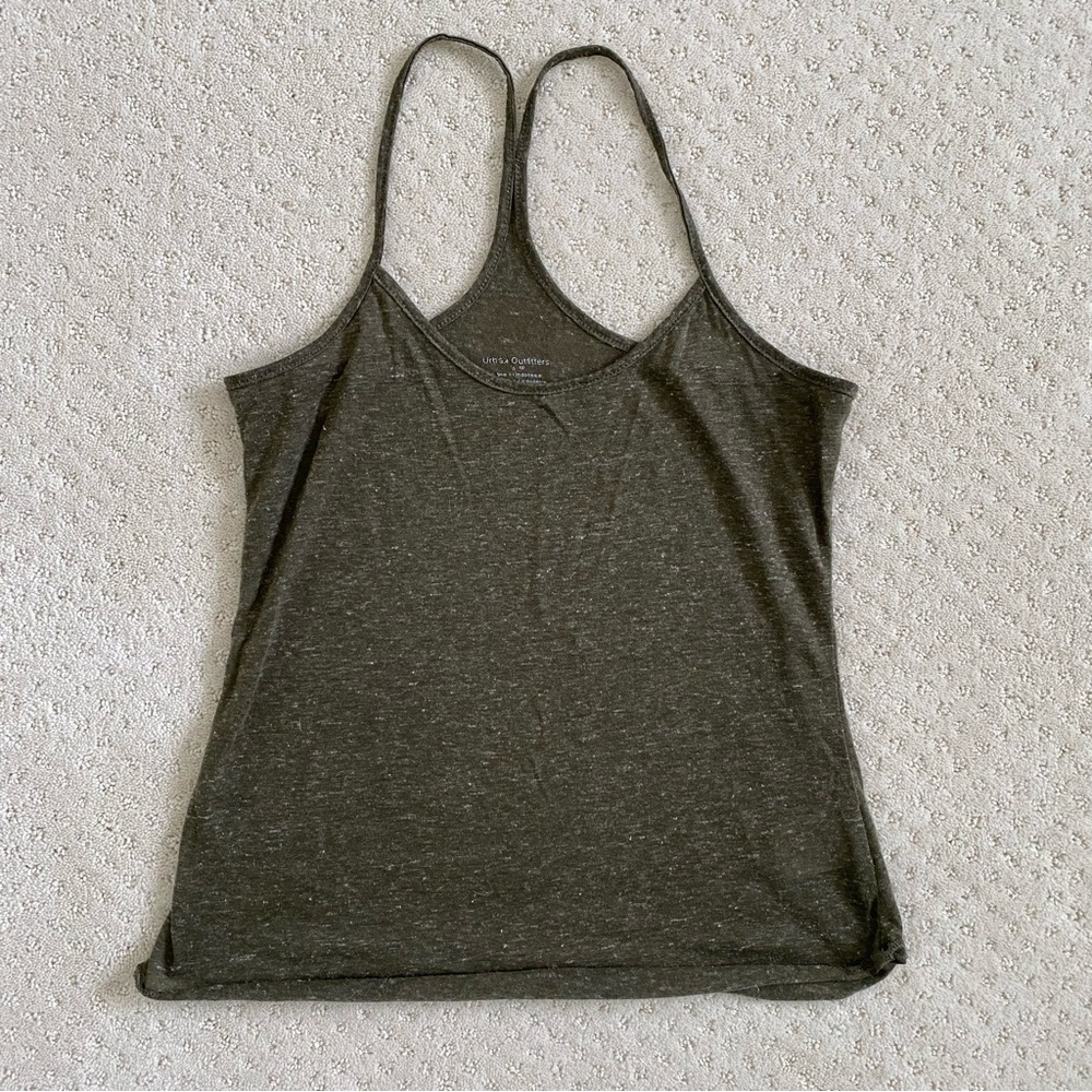Urban Outfitters heather army green racerback tank